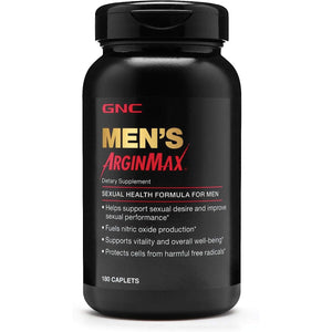 GNC Mens Arginmax Sexual Health Supplement for Men, 180 Count, Supports Blood Flow and Vitality
