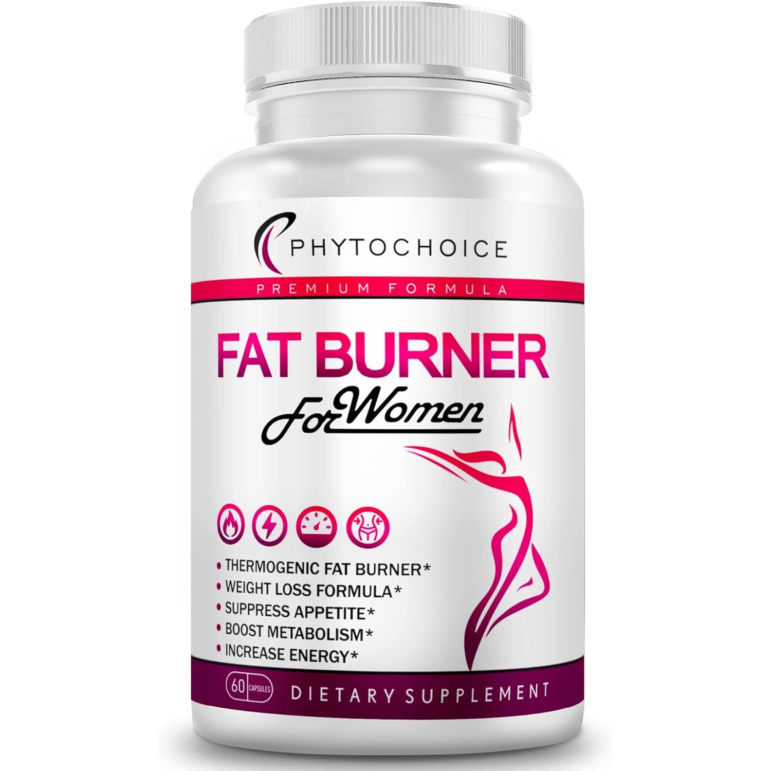 Fat Burner for Women with Raspberry Ketones, Green Tea & African Mango – Best Diet Pills That Work Fast for Women, All-Natural Weight Loss Supplements Supports Metabolism & Belly Fat Burn, 60 Capsules