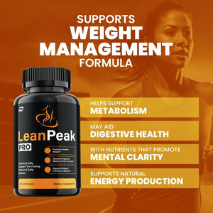 Lean Peak Advanced Formula, Lean Peak Pills Reviews (60 Capsules)