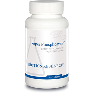 Biotics Research Super Phosphozyme –Phosphorous and RNA, Electrolytes, Healthy Bones and Teeth, Protein Production, Energy Support, 90 Tablets