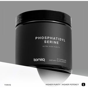 Toniiq Phosphatidylserine - 400Mg Formula - World’S First 50% Purity - Highest Purity in the US - Soy Free Phosphatidylserine Supplement - 90 Veggie Capsules