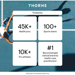 THORNE - Glycine - Supports Relaxation, Stress Management, Detoxification & Healthy Muscle Function* - Amino Acid Supplement - Third-Party Certified - Gluten, Dairy & Soy-Free - 250 Capsules