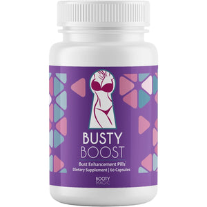 Busty Boost Breast Enhancement Pills - Enhancement & Enlargement Pills for Bigger Boobs & Growth. Natural Fenugreek, Saw Palmetto & Maca Formula. Fuller, Firmer Breasts in 1-2 Months – Made in USA