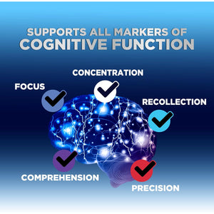 Brain Supplements for Memory & Focus Gummies - Brain Health Clarity with B6 B12 & Phosphatidylserine - Natural Nootropics Cognitive Concentration & Alertness Support Vitamins - 60 Vegan Gummies