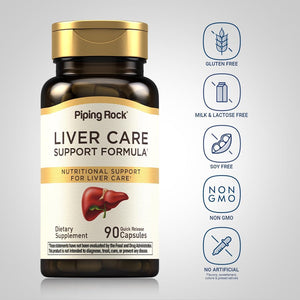 Piping Rock Liver Cleanse Complex | 90 Capsules | Liver Care Support Formula | Non-Gmo, Gluten Free Supplement