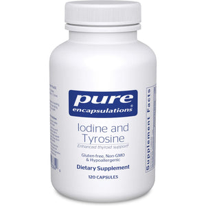 Pure Encapsulations Iodine and Tyrosine | Hypoallergenic Supplement for Enhanced Thyroid Support | 120 Capsules