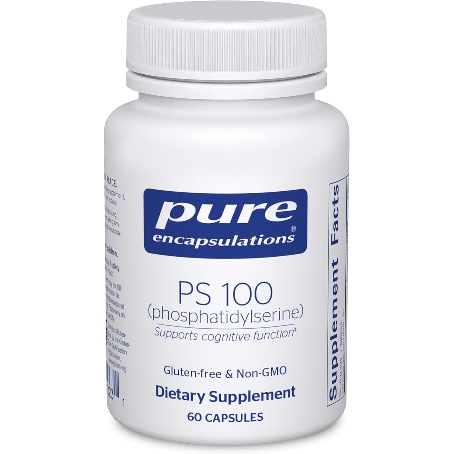 Pure Encapsulations PS 100 | Phosphatidylserine Amino Acid Supplement for Brain and Memory* | 60 Capsules