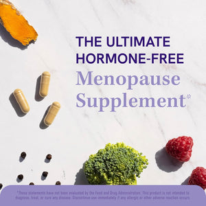 Menopause Supplement for Women Hot Flashes & Night Sweats | Hormone Balance, Menopause Relief for Women & Perimenopause Support | with Black Cohosh, DIM & Red Clover | Third-Party Tested | 30 Ct