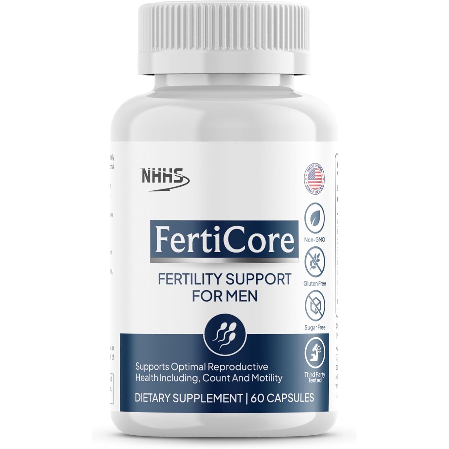 Ferticore – Men’S Fertility & Reproductive Wellness Supplement – Supports Sperm Health, Motility & Vitality – with Vitamins, Minerals, Amino Acids & Antioxidants – Made in USA, 60 Capsules