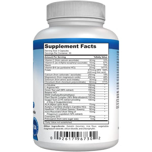 Nutrapro Healthy Heart - Heart Health Supplements. Artery Cleanse & Protect .Supports Healthy Cholesterol and Triglyceride. GMP Certified.