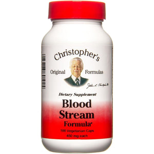 Christopher'S Original Formulas Blood Stream Formula - Blood Circulation Supplements - Supports Vein Elasticity, Clean & Pure Bloodstream