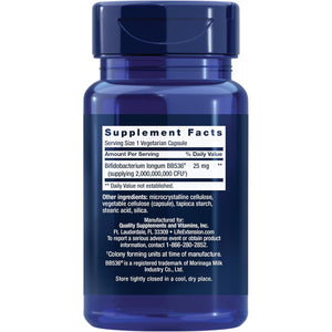 Life Extension Bifido GI Balance, Probiotics, Bifidobacterium Longum BB536® (2 Billion CFU), Support Healthy Gut & Digestive Health, Gluten-Free, Non-Gmo, Vegetarian, 60 Capsules