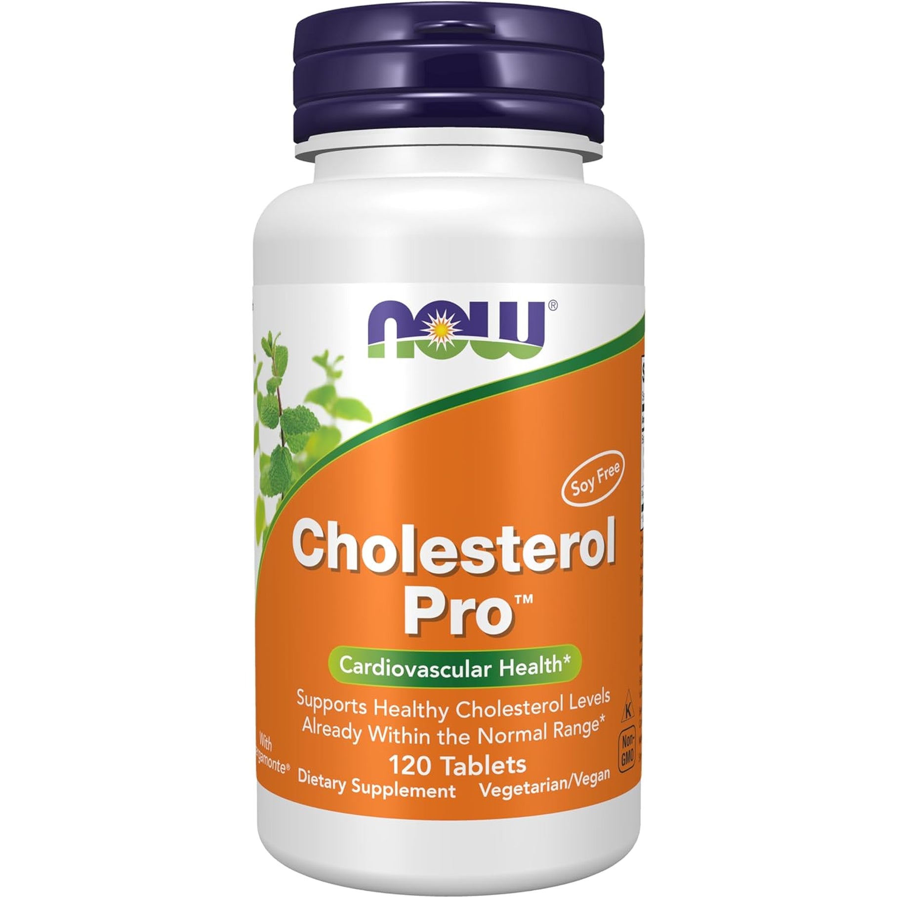 NOW Foods Supplements, Cholesterol Pro™ with Bergamonte™ and Plant Sterols, Cardiovascular Health*, 120 Tablets