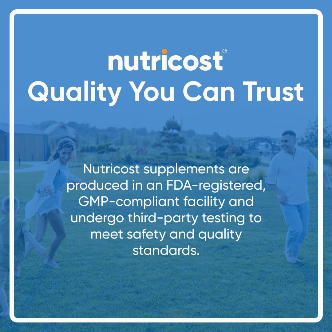 Nutricost Glutathione Capsules 500Mg, 240 Capsules - Gluten Free, GMO Free