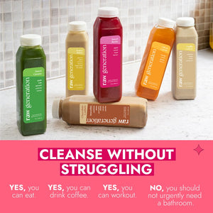 Raw Generation Protein Juice Cleanse (10-Day) – Juice & Smoothie Cleanse for Lean Muscle and Weight Loss | Workout Support, Reduced Bloating & Energy Boost