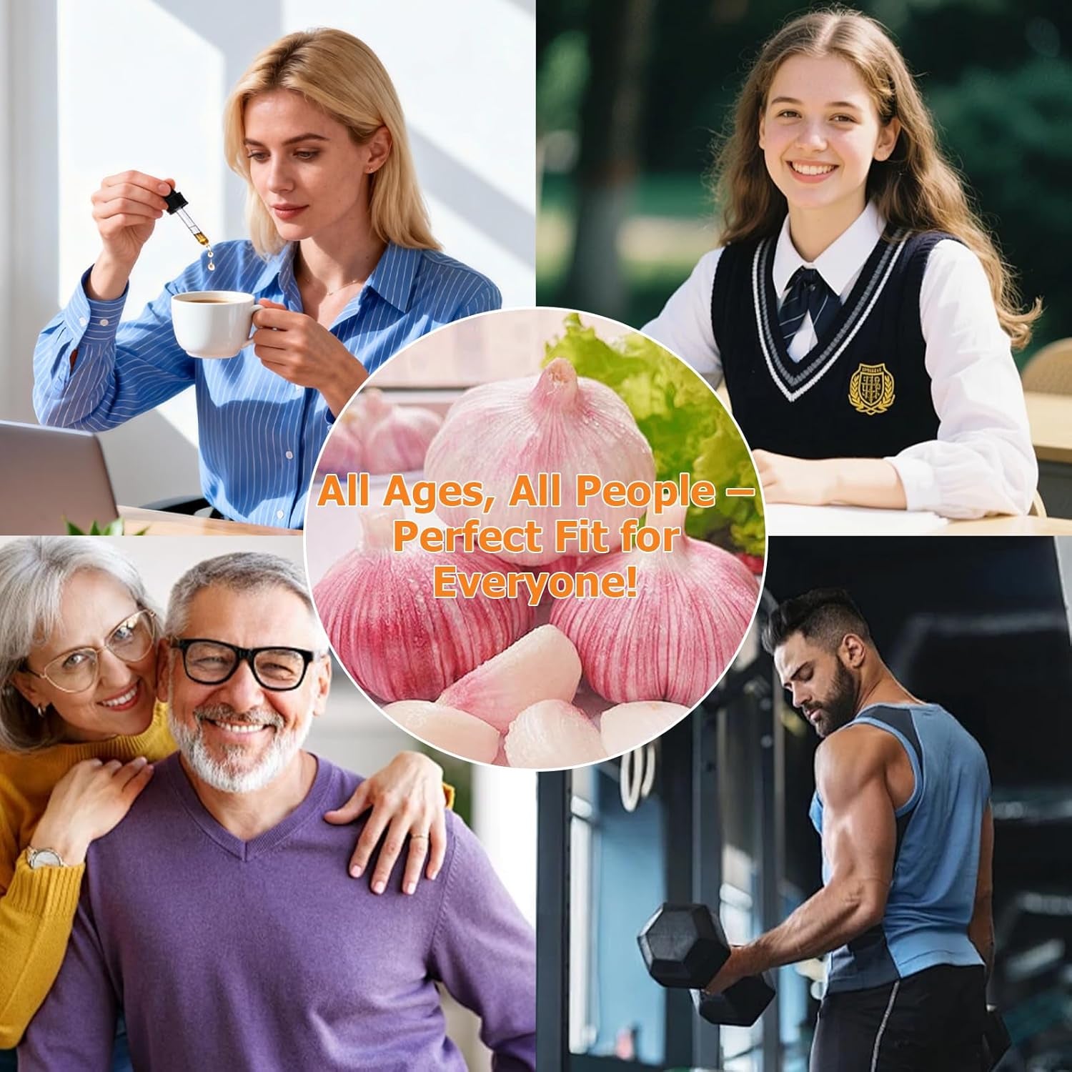 Aged Garlic Extract Liquid Drop – 500 Mg per Serving, 15:1 Extract, Odorless, Liposomal Technology for Fast Absorption – Heart & Immune Support Supplement for Men & Women, Raspberry Flavor