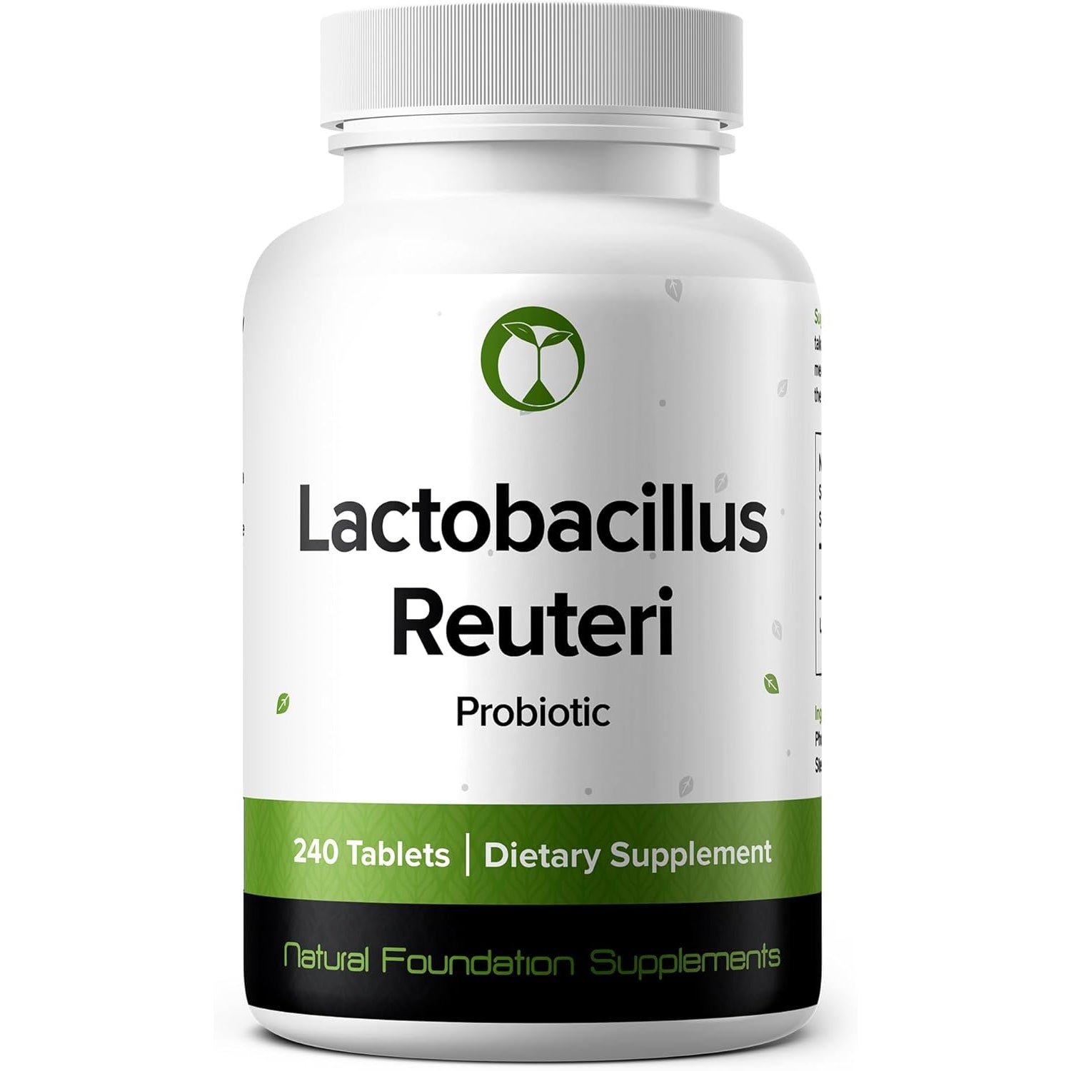 Lactobacillus Reuteri Probiotic 240 Tablets (4 Month Supply) – Researched Strain LR08 – 3 Billion CFU – Digestive Health & Gut Comfort – GMP Certified (240, Lactobacillus Reuteri)