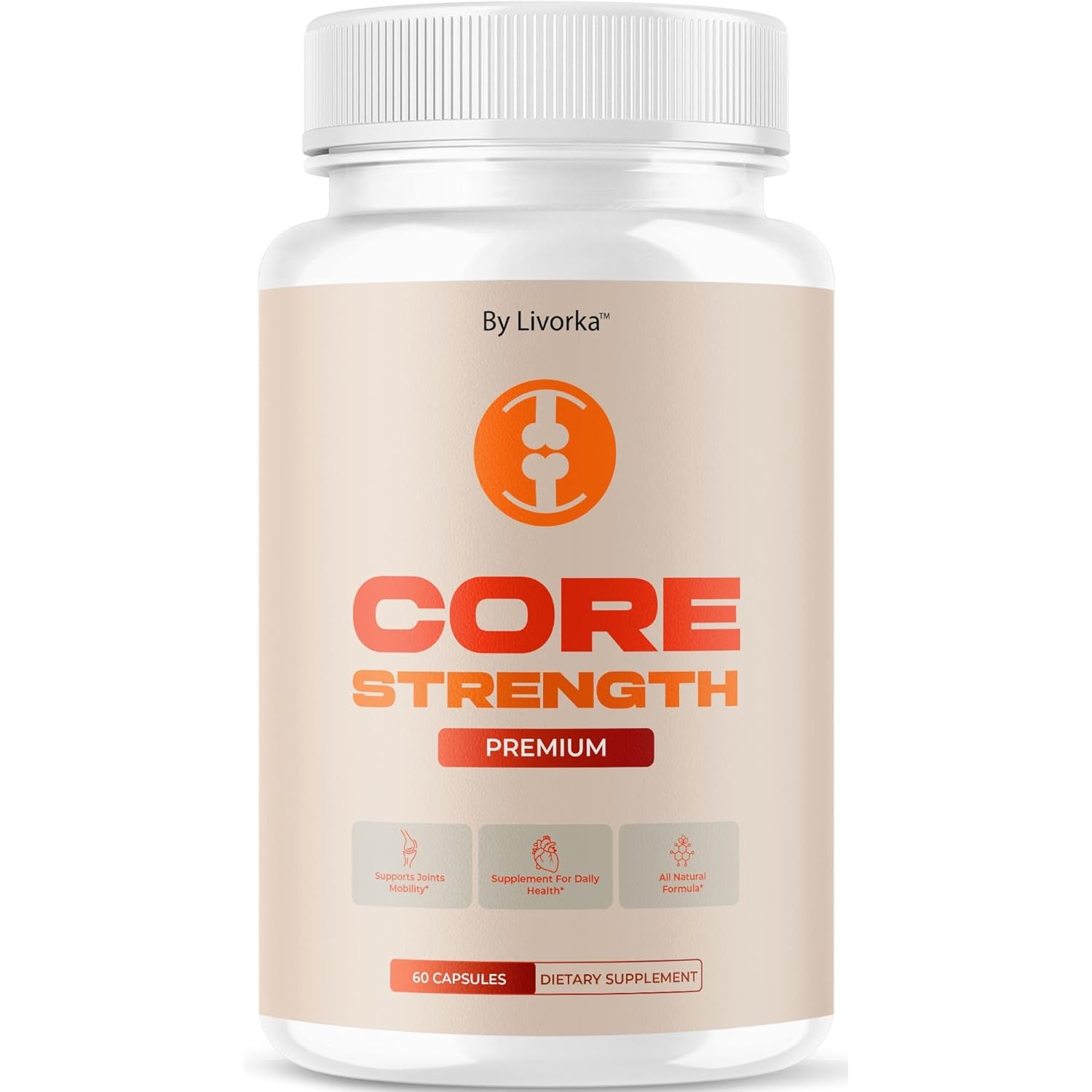 Core Strength - Core Strength Supplement for Joint Support Capsules Advanced Formula, Daily Corestrength Pills Daily Premium Natural for Overall Health & Wellness, 60 Capsules for 1 Month