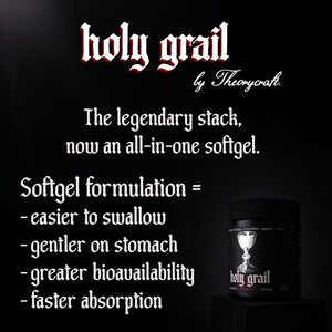 Holy Grail - Semen Volume Booster Stack | Softgel = Higher Bio-Availability | Men'S Load & Fertility Enhancer | Sunflower Lecithin, Pygeum, L-Citrulline, Copper, & Zinc for Testosterone | One Month