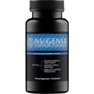 Nugenix Cortisol Control - Cortisol Reducer and Adrenal Support Manager Supplement for Men, 60 Capsules