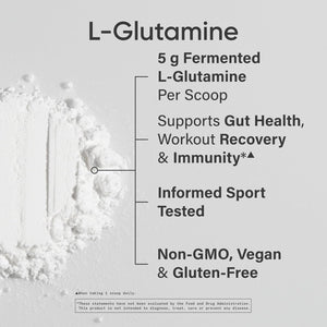 Sports Research L-Glutamine - Workout Recovery, Immune Health & Gut Health Support - 5 G per Serving - 10.58 Oz