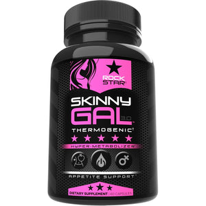 Weight Loss Pills for Women – Rockstar Skinny Gal Thermogenic Fat Burner, Fast-Acting Appetite Suppressant & Metabolism Booster, Max Strength, Keto Friendly