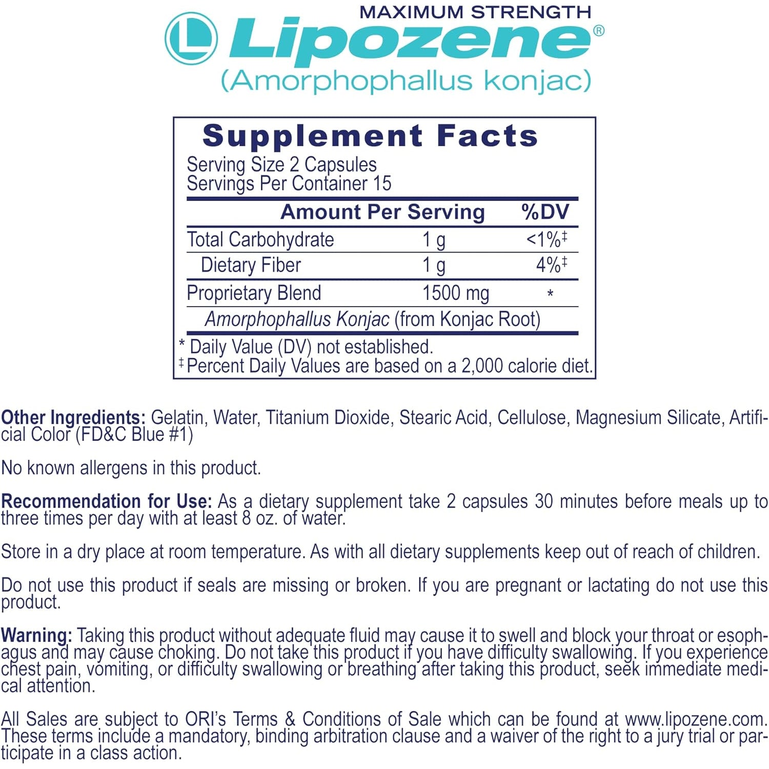 Lipozene Weight-Management Fiber Supplement, 2 Bottles (60 Capsules Total) + Metaboup plus 30Ct | Non-Stimulant Glucomannan Formula