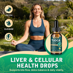 TUDCA Bile Salts 1200Mg Liquid Drops - Advanced Tudca Liver Supplement with ALA, NAC & Glutathione for Bile Flow, Gallbladder Health & Antioxidant Defense, High-Absorption, Lemon 2 Fl Oz