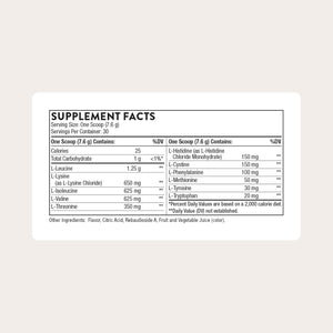 THORNE - Amino Complex - Clinically-Validated EAA and BCAA Powder for Pre or Post-Workout - Promotes Lean Muscle Mass & Exercise Recovery* - Berry - NSF Certified for Sport - Dairy-Free - 30 Servings