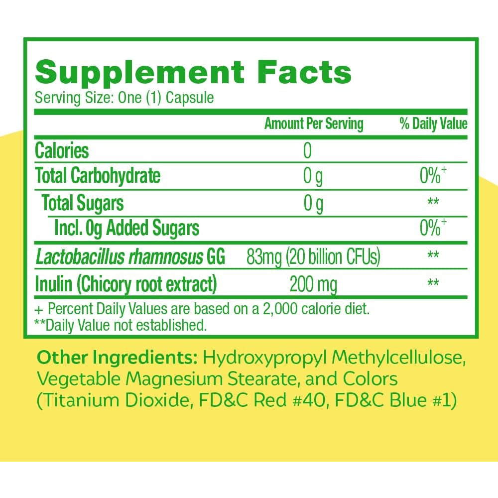 Culturelle Probiotics Ultimate Balance Probiotic for Use with Antibiotics - 20 Count – Probiotic Capsules Help Restore Good Bacteria Lost during Antibiotic Use & Contribute to a Healthy Immune System