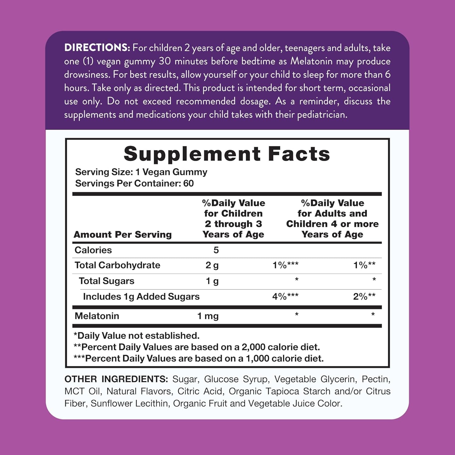 Nature'S Truth Melatonin Gummies | 1Mg | 60 Count | Mixed Berry Flavor | Vegan, Non-Gmo & Gluten Free Supplement