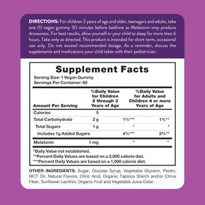 Nature'S Truth Melatonin Gummies | 1Mg | 60 Count | Mixed Berry Flavor | Vegan, Non-Gmo & Gluten Free Supplement