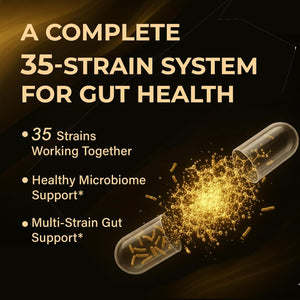 Probiotics with Prebiotics for Men and Women - 35 Strains Probiotics 100 Billion CFU for Gut & Digestive Health, Vegan Acidophilus Probiotic Supplement, Non-Gmo Raw Probiotic 60 Capsules