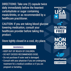 Life Extension Tri Sugar Shield®, Sorghum Bran, White Mulberry, Phloridzin Apple Polyphenol, Three Botanical Extracts Promote Healthy Glucose Metabolism, Gluten-Free, Non-Gmo, Vegetarian, 60 Capsules
