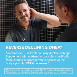 DHEA 50Mg per Serving Supplement for Hormone Balance - Supports Energy for Men and Women - Dehydroepiandrosterone Capsules for Mood, Aging & Vitality - Non-Gmo, Vegan - 60 Capsules, 2-Month Supply