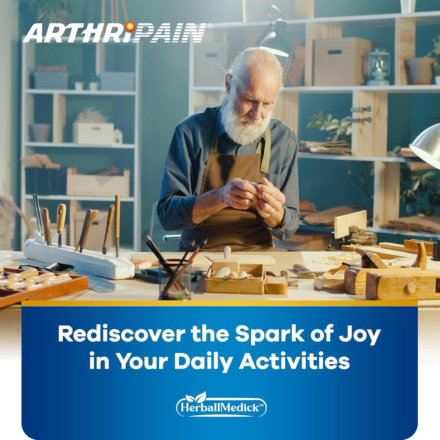 Arthripain – Joint Support Cartilage Repair Supplement – Clinically Tested Joint Juice - Ligament Relief Support – Glucosamine Chondroitin MSM – Swollen Knee Treatment –Sugar-Free – Made in US - 15Ct