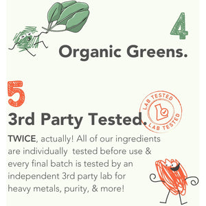 Mighty Strawberry Milk - Kids All-In-One Daily Protein Powder & Multivitamin Boosted with 2 Billion Probiotics & Organic Spinach - Natural Flavors, Colors & Sweeteners - 15-30 Servings