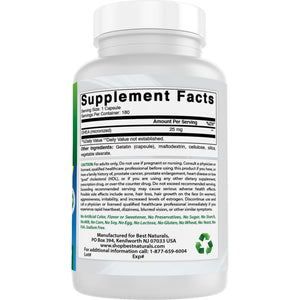 Best Naturals, Micronized DHEA 25 Mg 180 Capsules
