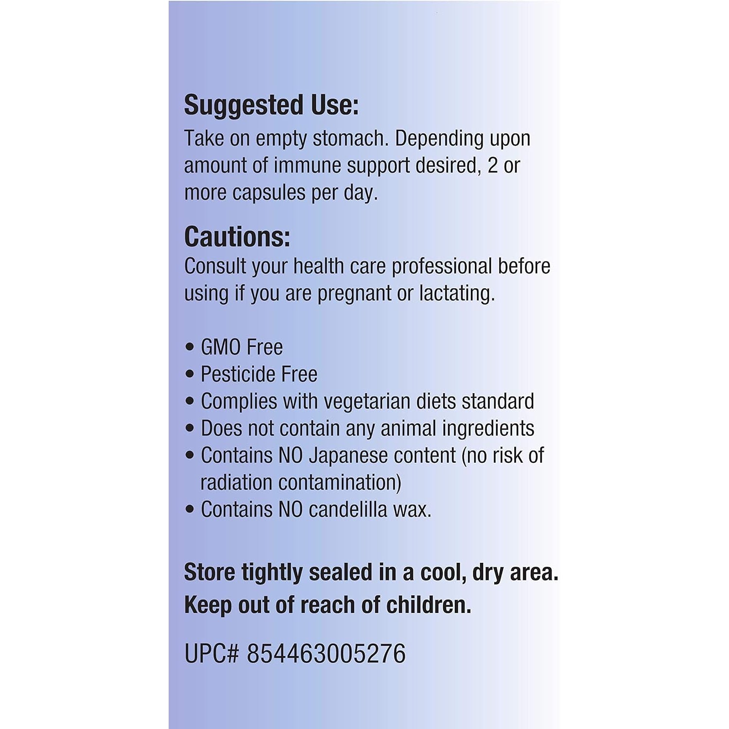 Active Hexose Correlated Compound Natural Immune Support Mushroom Extract Blend 120Ct Support for Viral, NK Cell & Immune Boost, Compare to AHCC