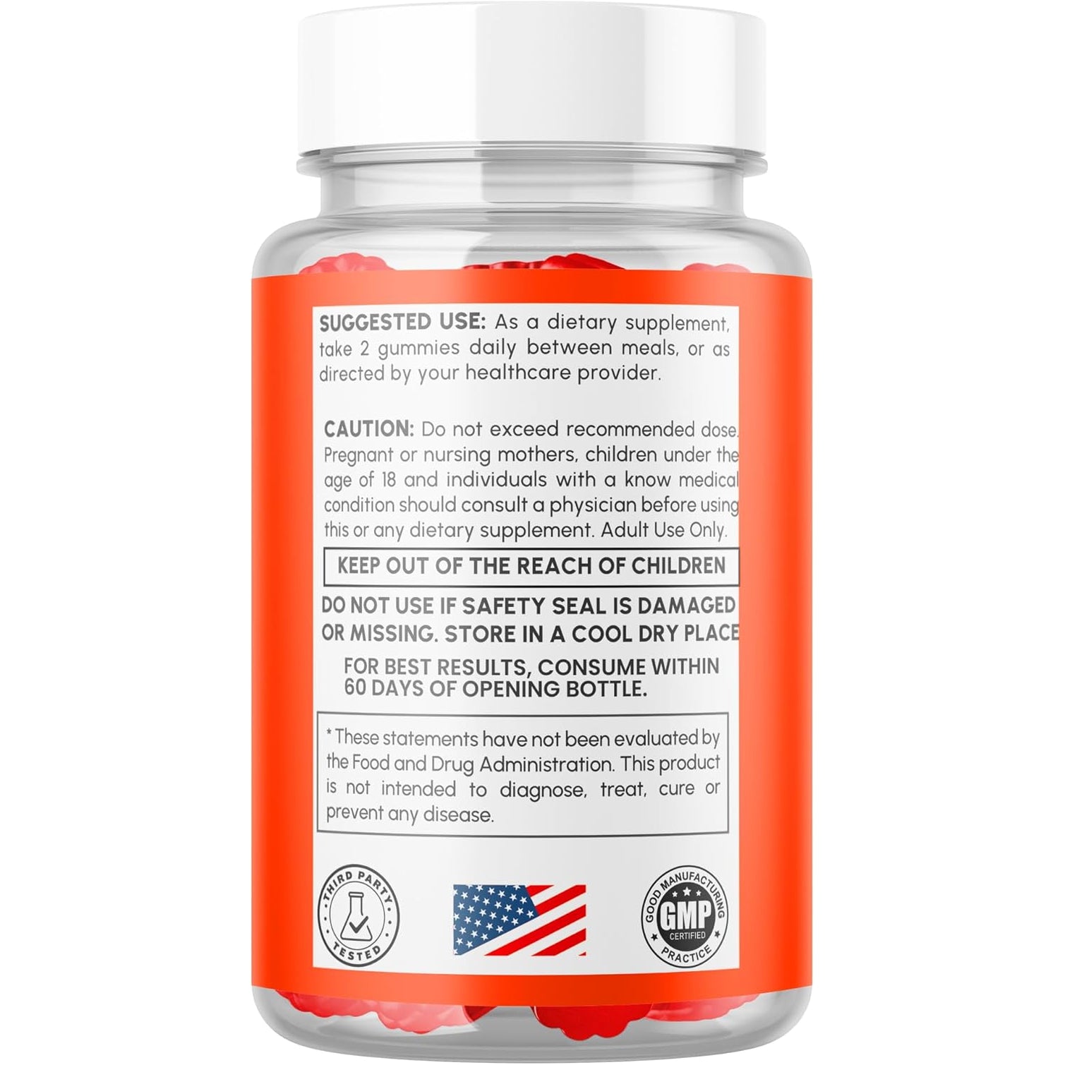 (2 Pack) Jelly Lean Gummies, Official Jelly Lean Gummys with All Natural Ingredients, Advanced Jellylean Health & Wellness Vitamin Formula, Maximum Strength Active Lifestyle Multivitamin (120 Gummies)