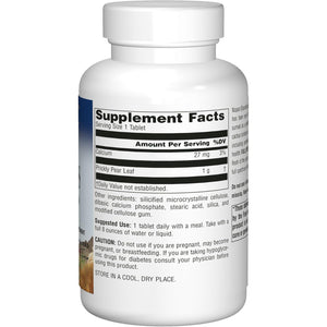 Planetary Herbals Full Spectrum Nopal Cactus, Prickly Pear Cactus, 1000 Mg, with Prickley Pear Leaf - 120 Tablets