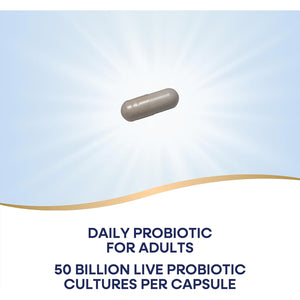 Nature'S Way Extra Strength(1) Fortify Probiotic, Probiotics for Digestive Health, Prebiotics, 50 Billion Live Cultures, Digestive & Immune Health Support*, 30 Capsules