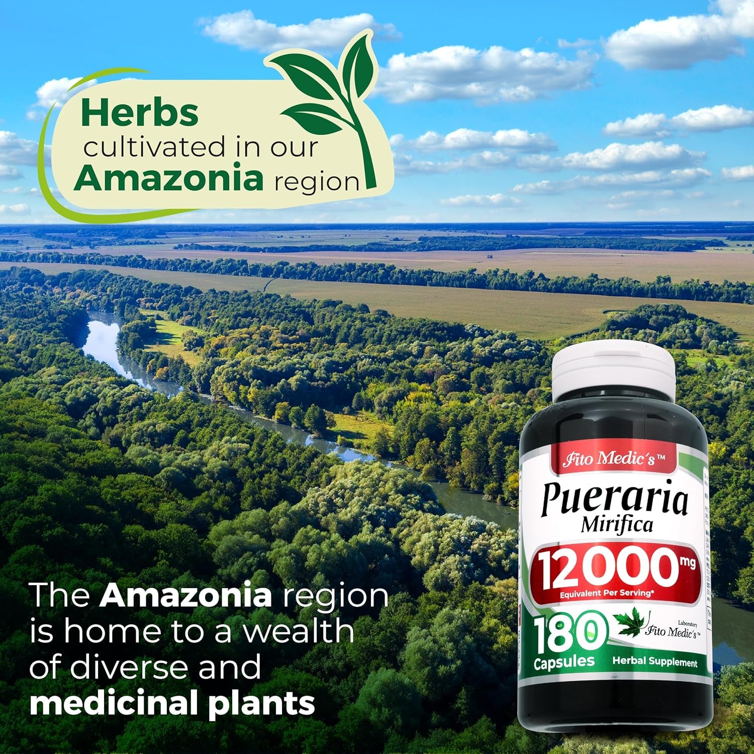 FITO MEDIC'S Lab | Pueraria Mirifica |180 Capsules | Pueraria Mirifica Capsules