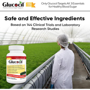 Glucocil – Softgels - Premium Blood Sugar Support - over 2 Million Bottles Sold - Supports the 3 Essentials for Healthy Blood Sugar - since 2008, with Berberine, Proprietary Mulberry Leaf, and More