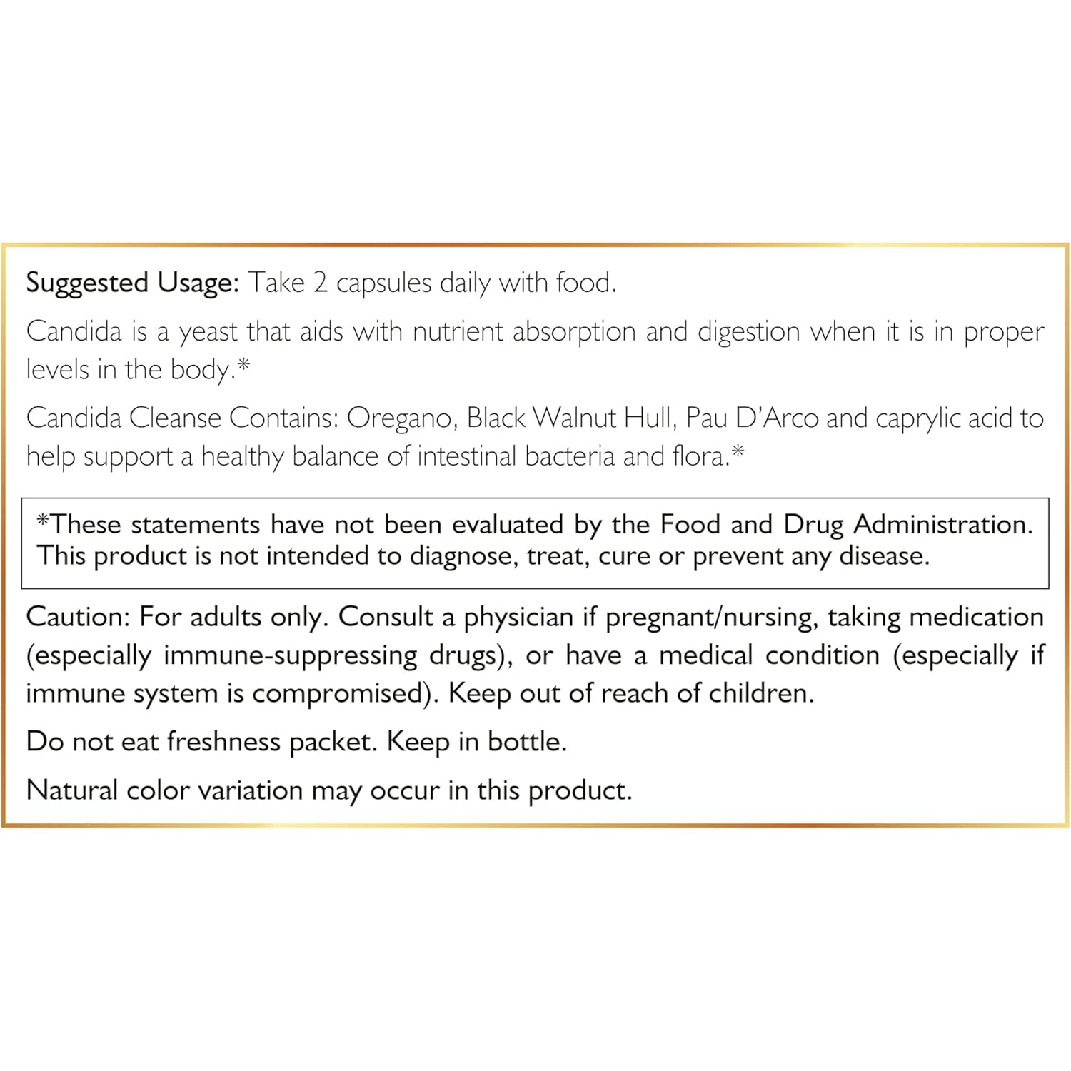 Cocó March N.M.D Candida Cleanse – 30 Day Herbal Detox Cleansing with Digestive Enzymes for Gut Health & Immune Support – Gluten Free, Vegan, Non-Gmo, Dairy Free, Soy Free – 120 Veggie Caps