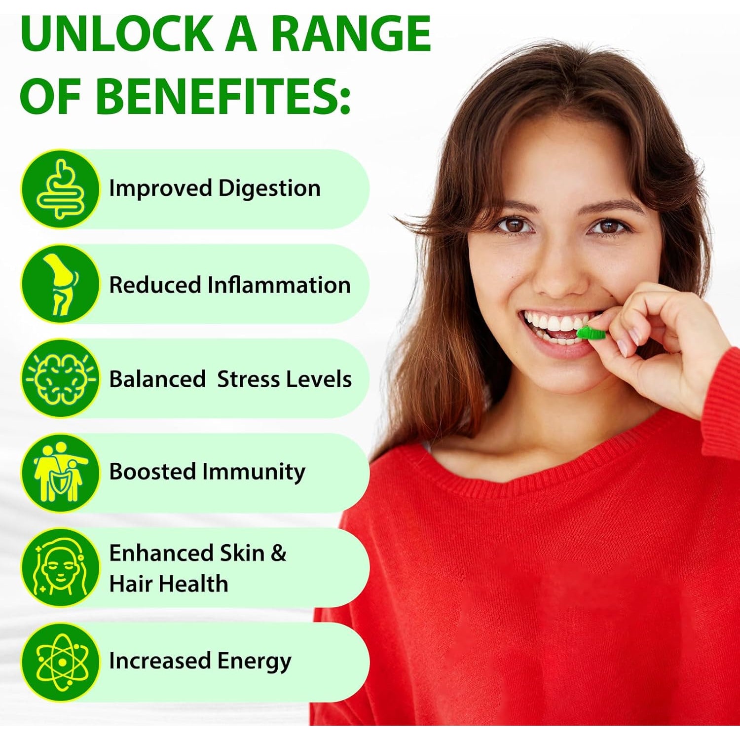 Sea Moss Gummies, Sea Moss, Bladderwrack, Ashwagandha, Burdock Root, Energy, Immune Support, 60 Vegan Gummies